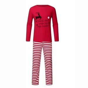 Tee and Pants Christmas Pajamas Set